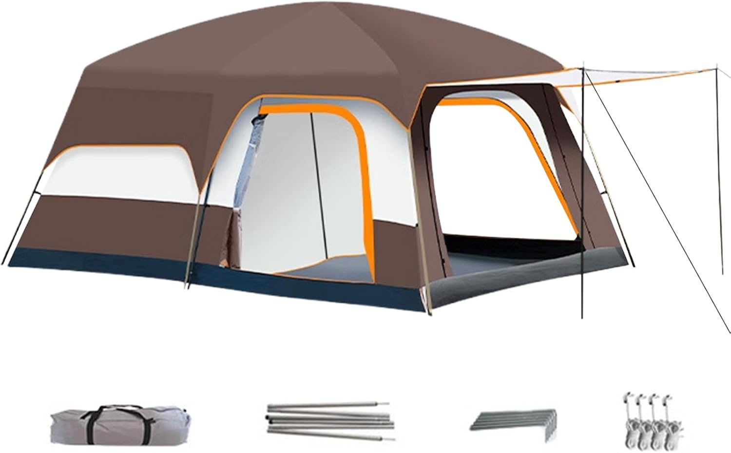 Yazisam ファミリーキャンプテント - 家族用キャビン型マルチ